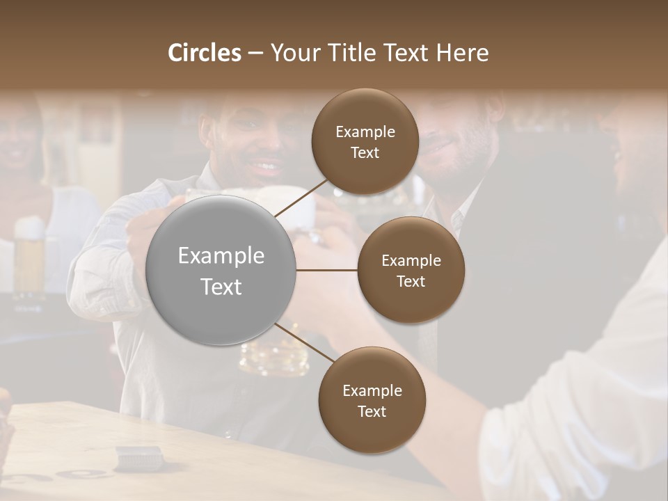 Four Man Joyful PowerPoint Template