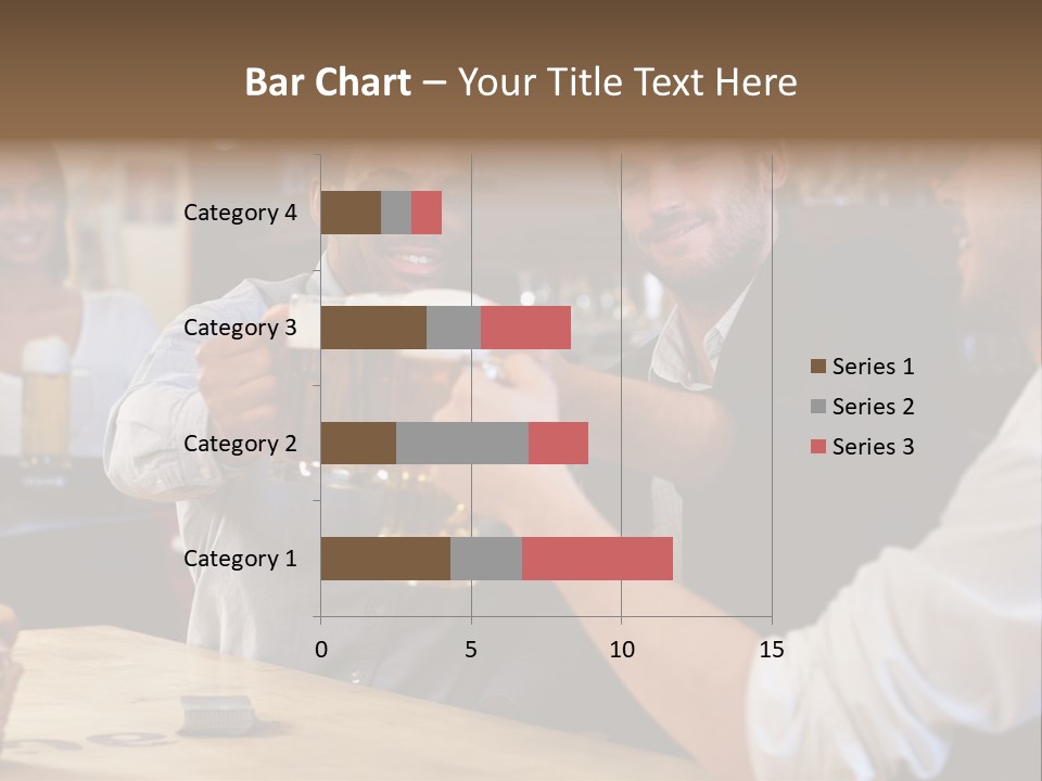 Four Man Joyful PowerPoint Template