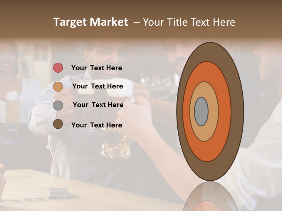 Four Man Joyful PowerPoint Template