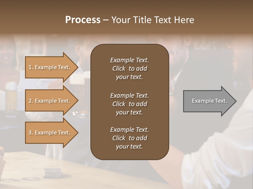 Four Man Joyful PowerPoint Template