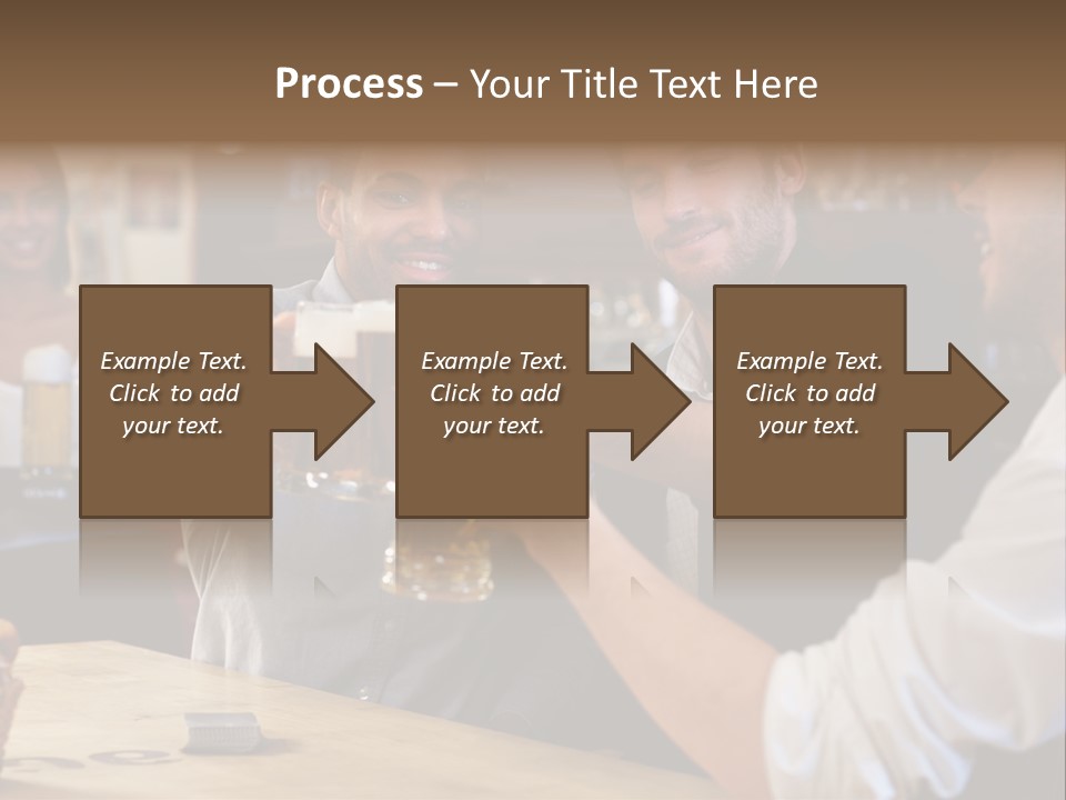 Four Man Joyful PowerPoint Template
