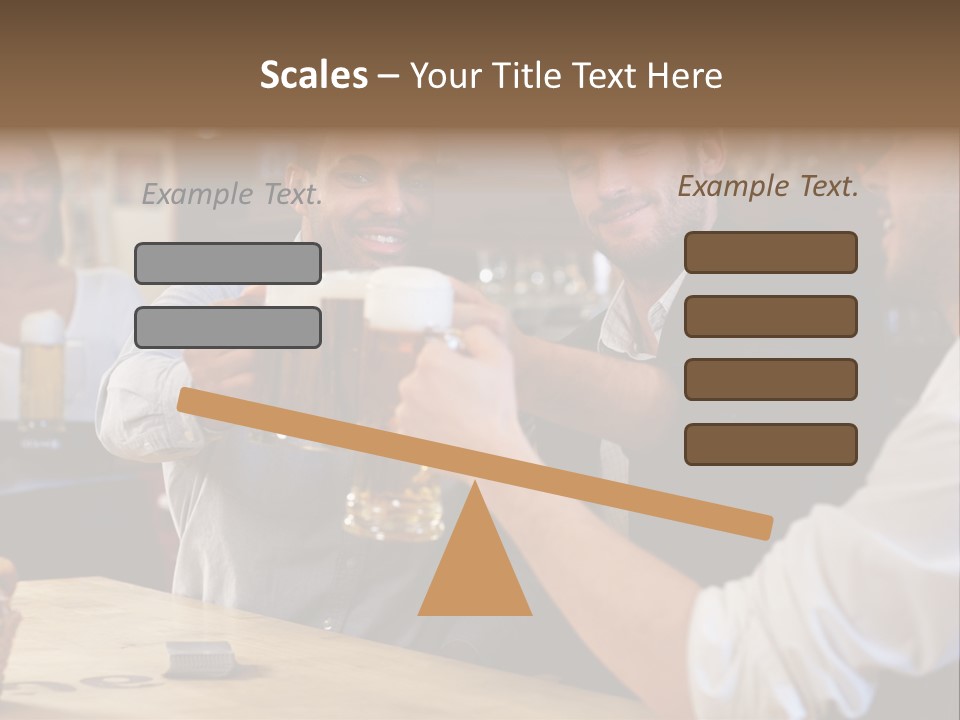 Four Man Joyful PowerPoint Template