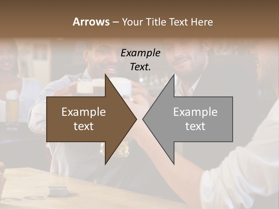 Four Man Joyful PowerPoint Template