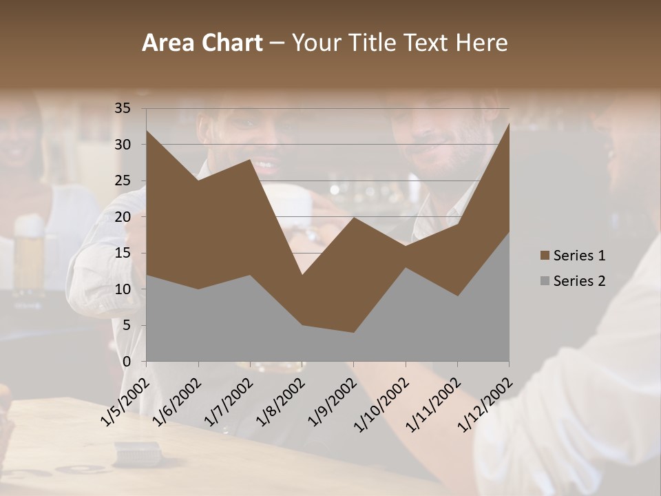 Four Man Joyful PowerPoint Template