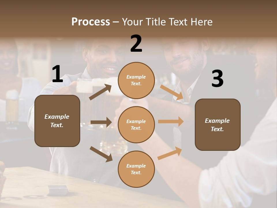 Four Man Joyful PowerPoint Template