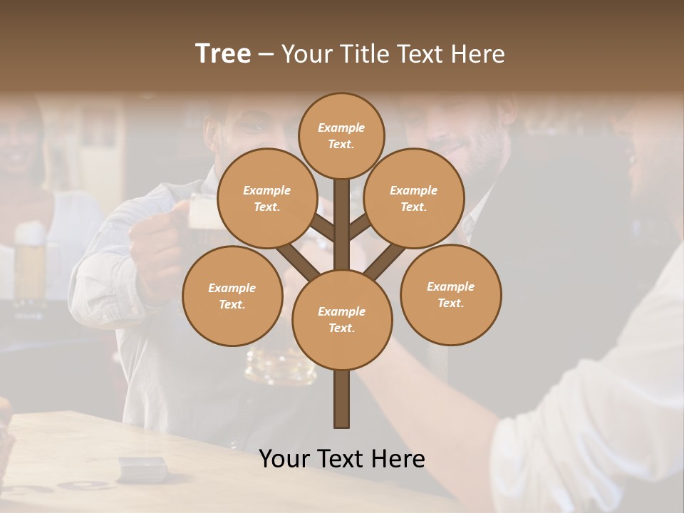 Four Man Joyful PowerPoint Template