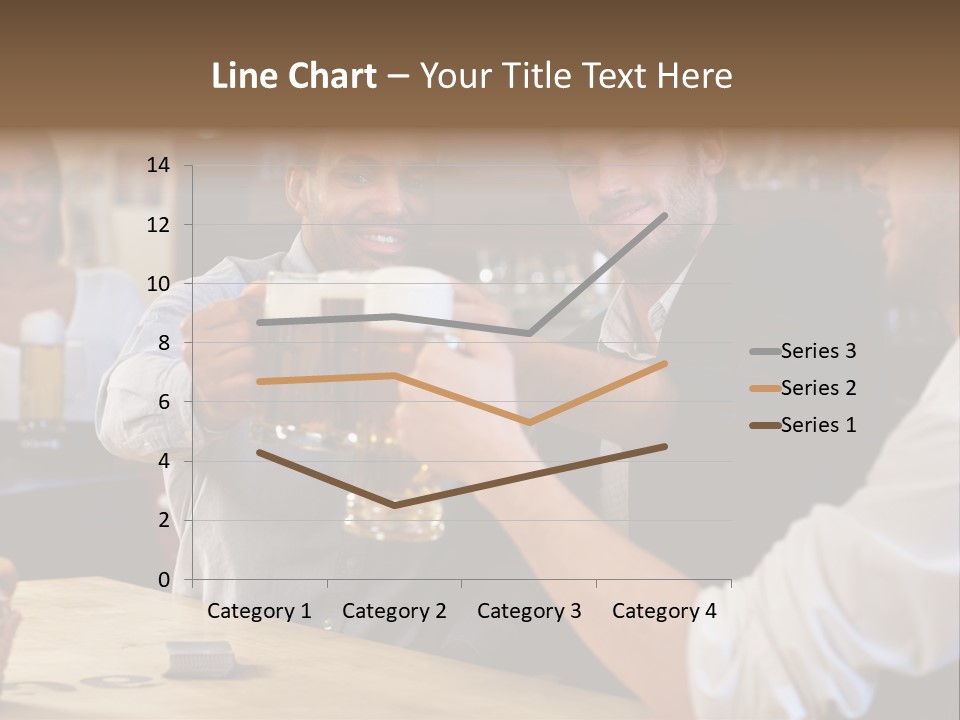 Four Man Joyful PowerPoint Template