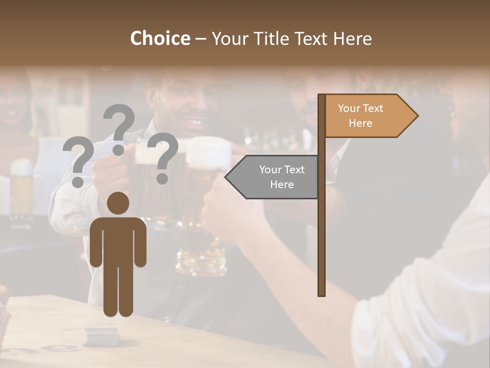 Four Man Joyful PowerPoint Template