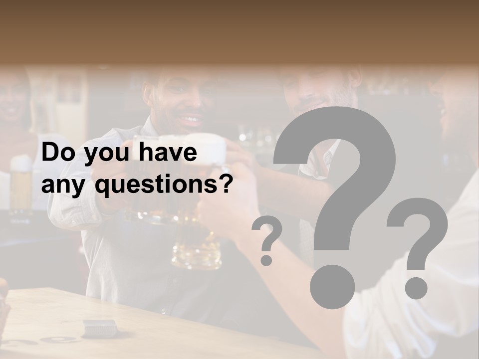 Four Man Joyful PowerPoint Template