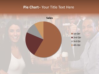 Drinks Camera Friends PowerPoint Template