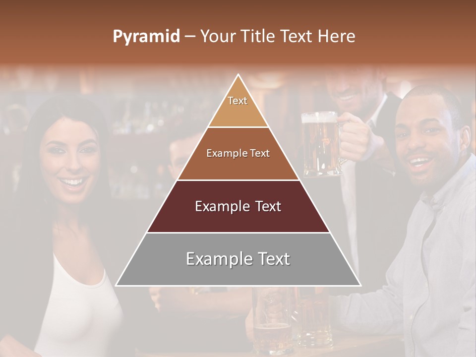 Drinks Camera Friends PowerPoint Template