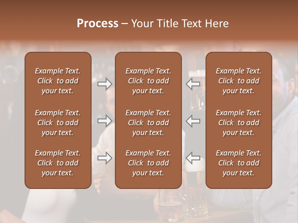Drinks Camera Friends PowerPoint Template