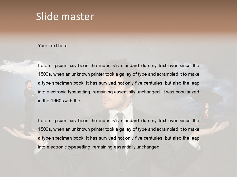 Distraught Stress Stressful PowerPoint Template