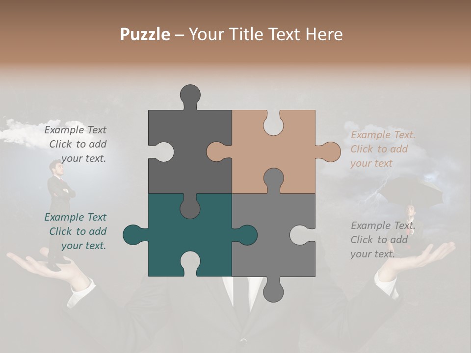 Distraught Stress Stressful PowerPoint Template