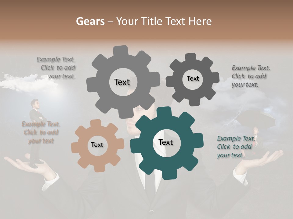 Distraught Stress Stressful PowerPoint Template