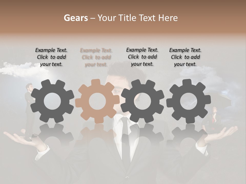 Distraught Stress Stressful PowerPoint Template