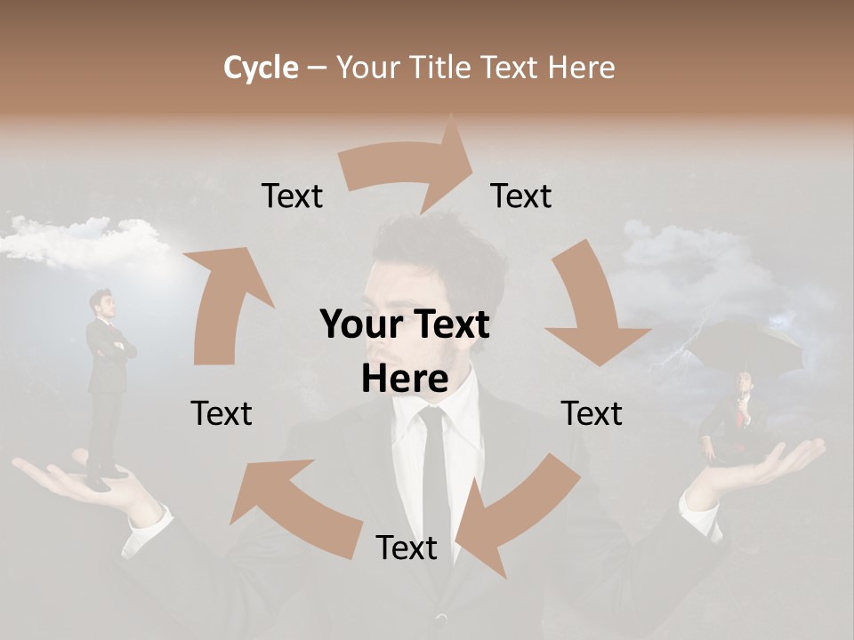 Distraught Stress Stressful PowerPoint Template