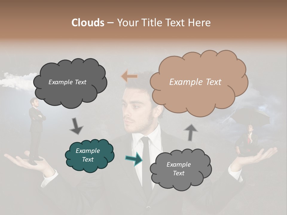 Distraught Stress Stressful PowerPoint Template
