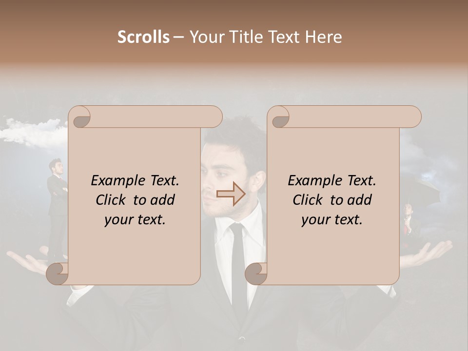 Distraught Stress Stressful PowerPoint Template