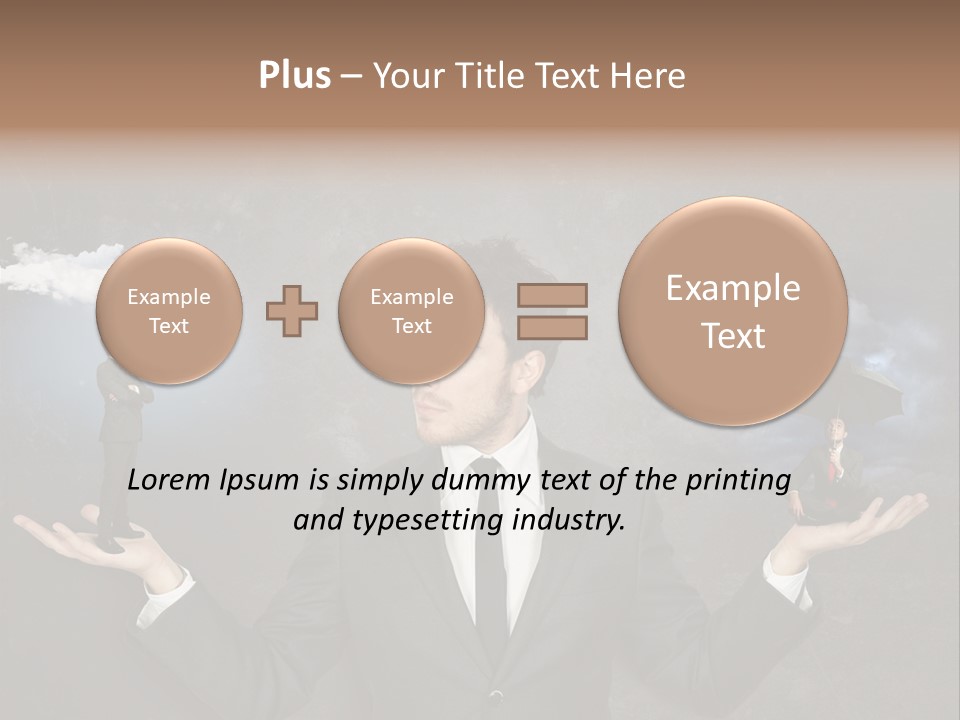 Distraught Stress Stressful PowerPoint Template