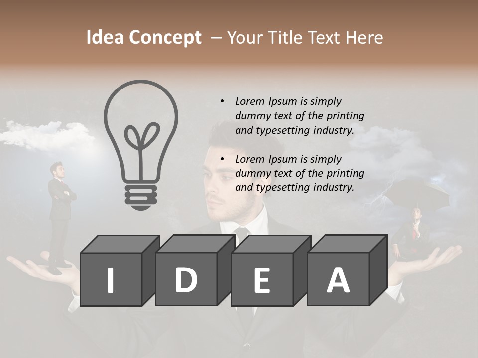 Distraught Stress Stressful PowerPoint Template