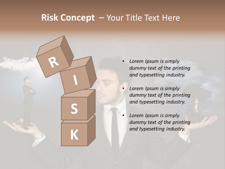 Distraught Stress Stressful PowerPoint Template