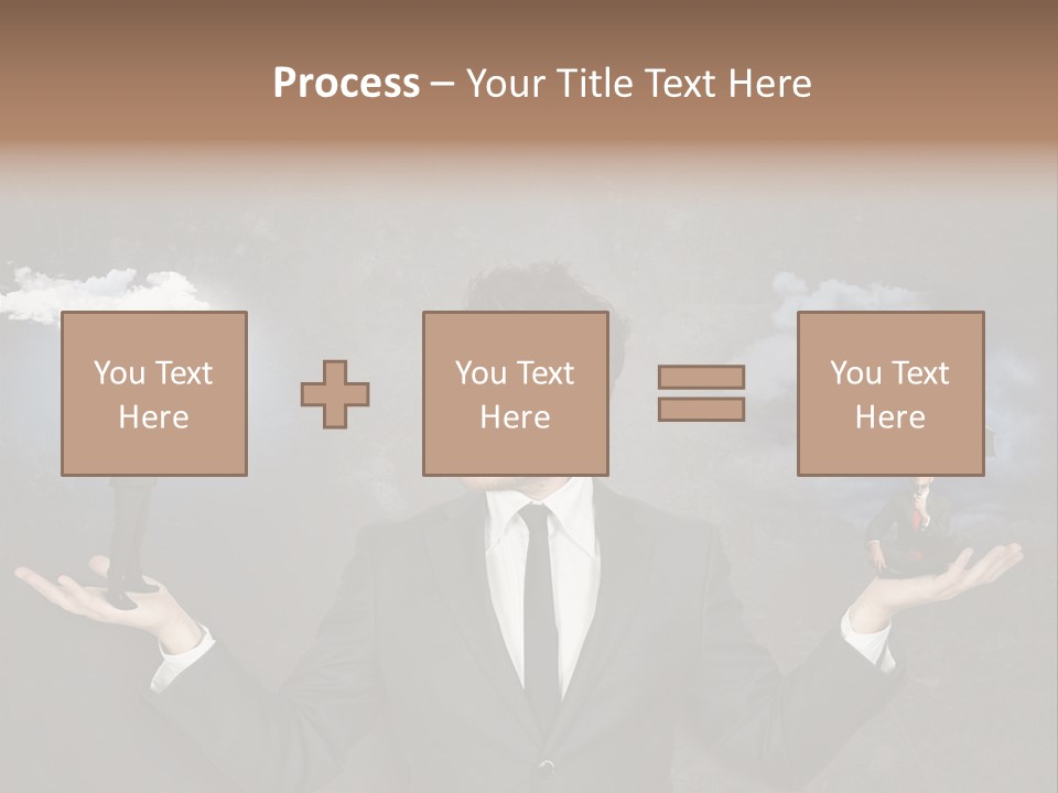 Distraught Stress Stressful PowerPoint Template