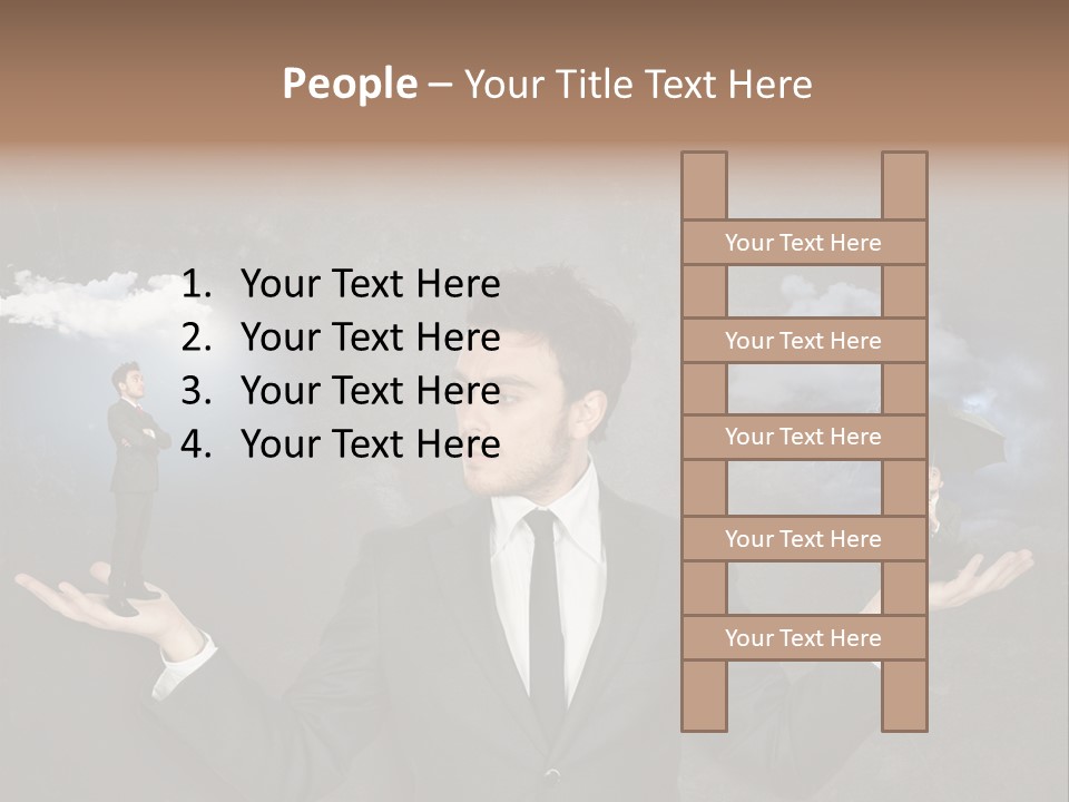 Distraught Stress Stressful PowerPoint Template