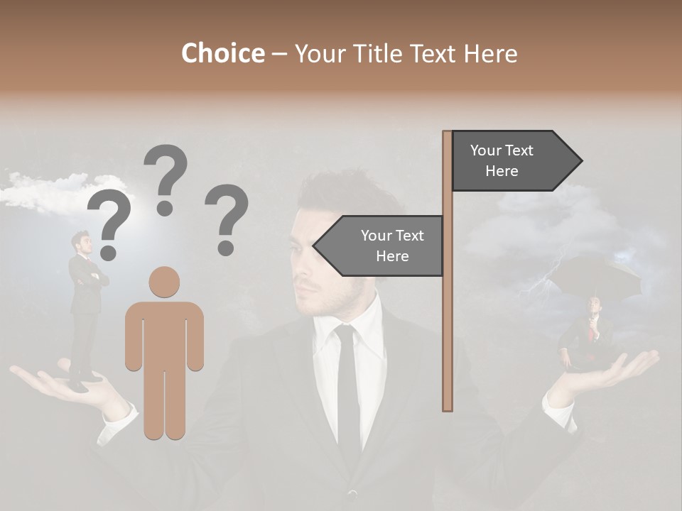 Distraught Stress Stressful PowerPoint Template