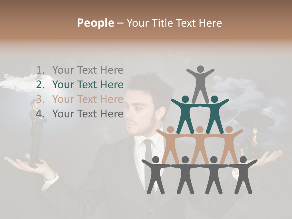 Distraught Stress Stressful PowerPoint Template