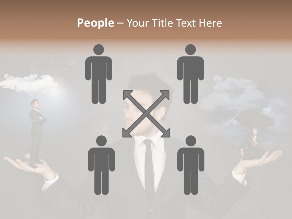 Distraught Stress Stressful PowerPoint Template