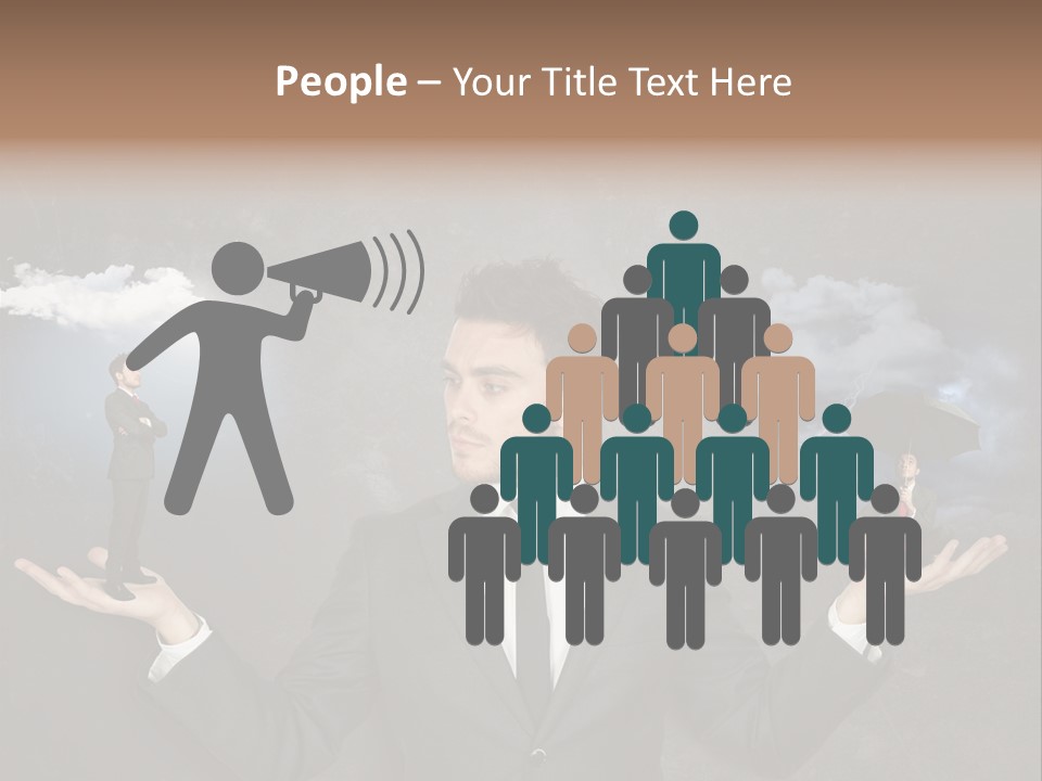 Distraught Stress Stressful PowerPoint Template