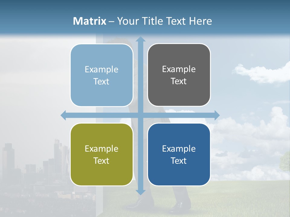 Grass Sky Environmental PowerPoint Template