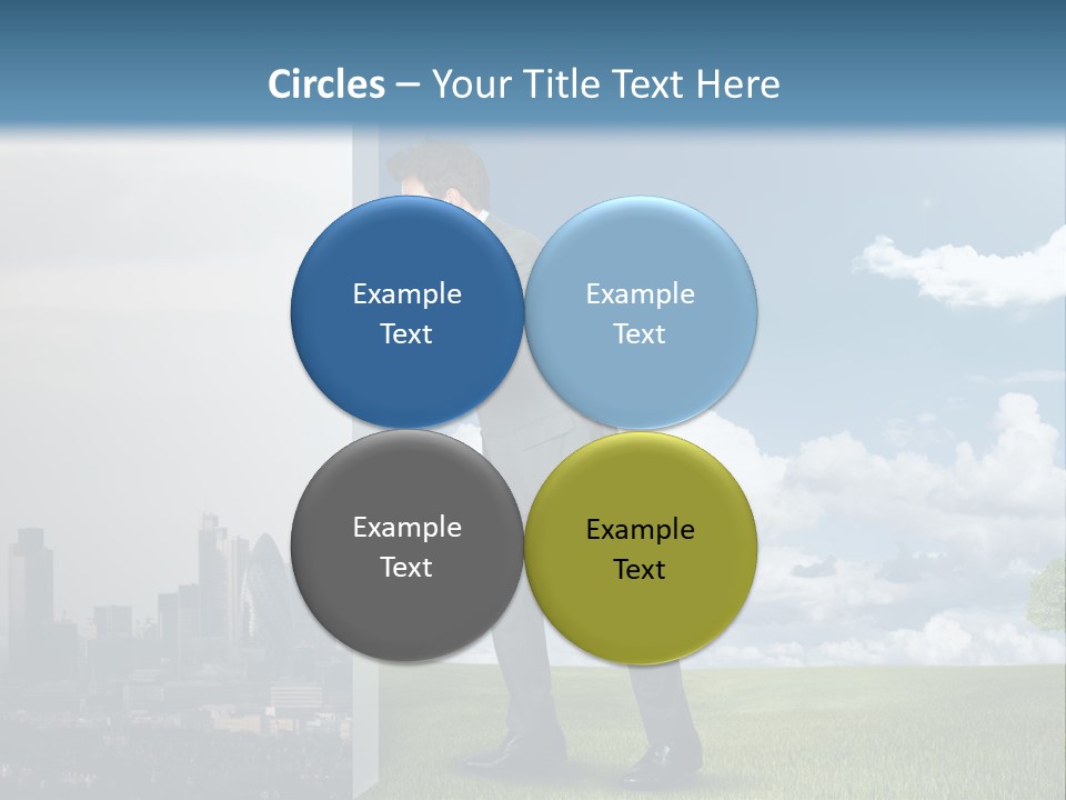 Grass Sky Environmental PowerPoint Template