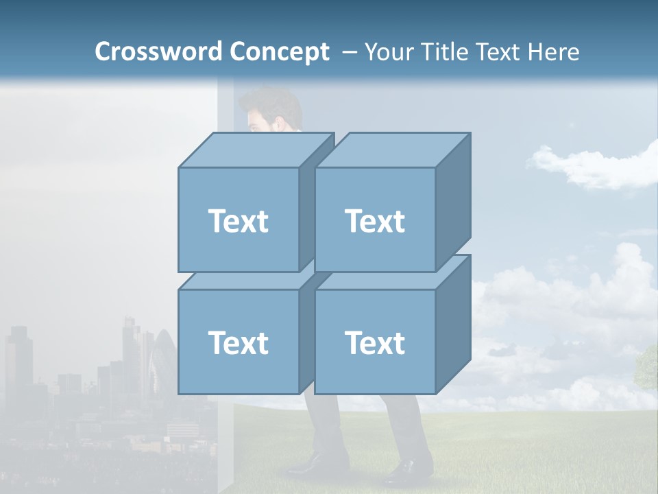 Grass Sky Environmental PowerPoint Template