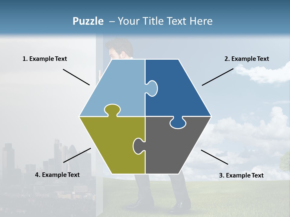 Grass Sky Environmental PowerPoint Template