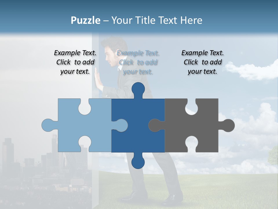 Grass Sky Environmental PowerPoint Template