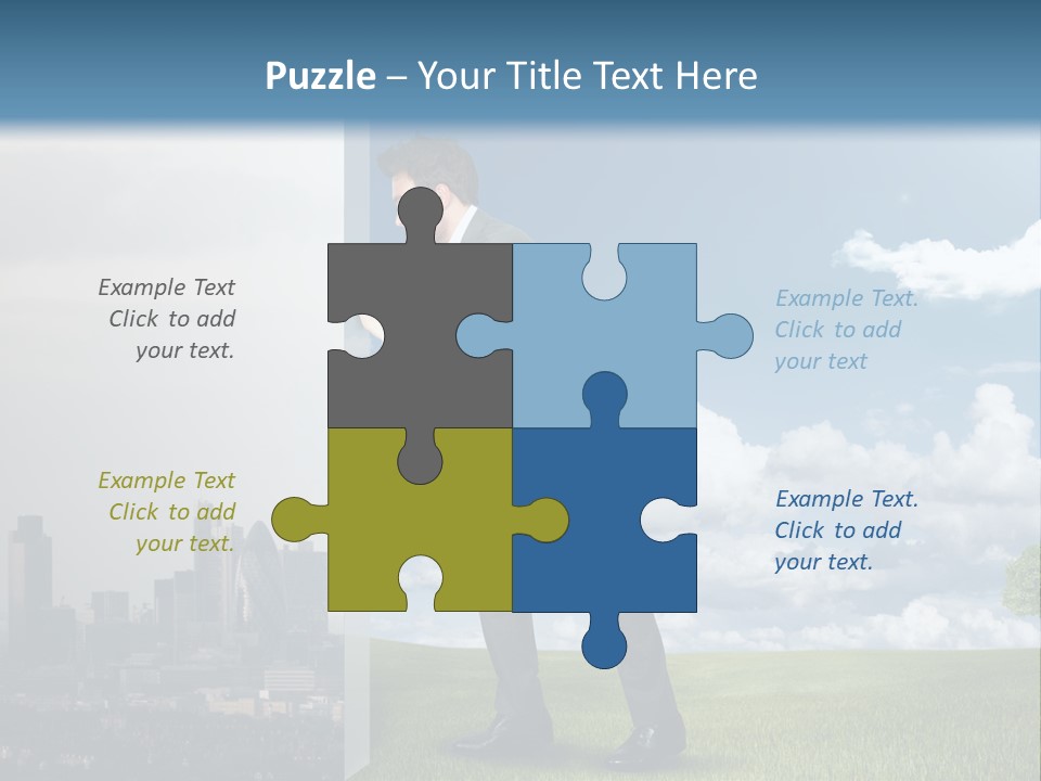 Grass Sky Environmental PowerPoint Template