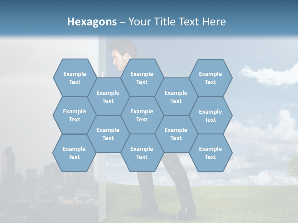 Grass Sky Environmental PowerPoint Template