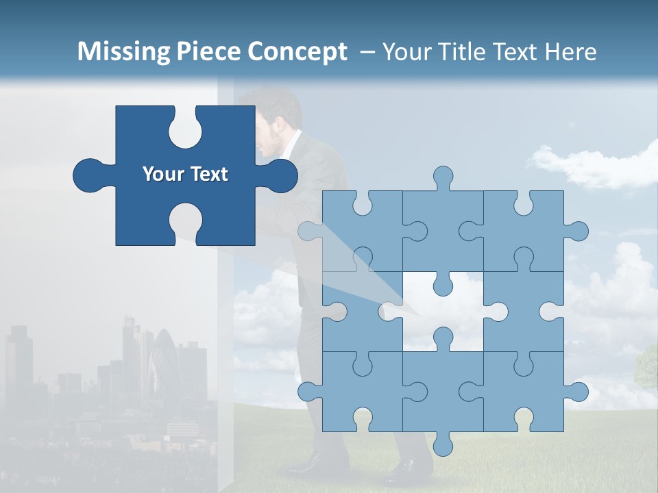 Grass Sky Environmental PowerPoint Template