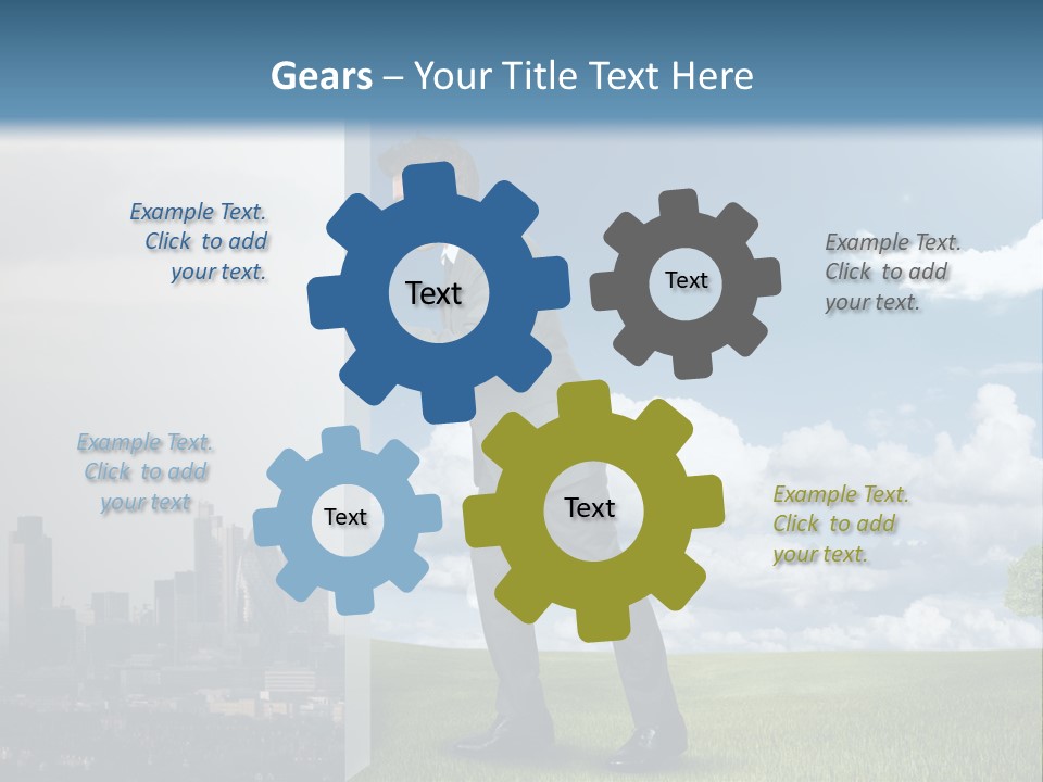 Grass Sky Environmental PowerPoint Template