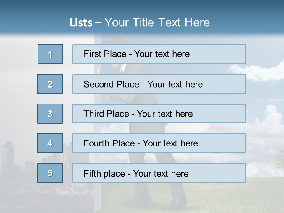 Grass Sky Environmental PowerPoint Template