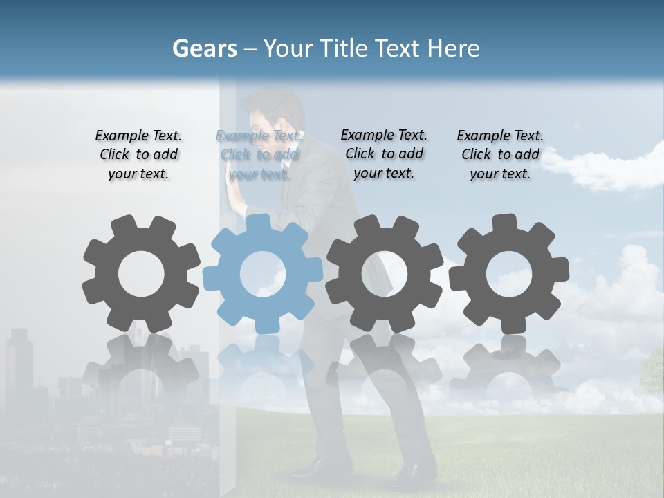 Grass Sky Environmental PowerPoint Template