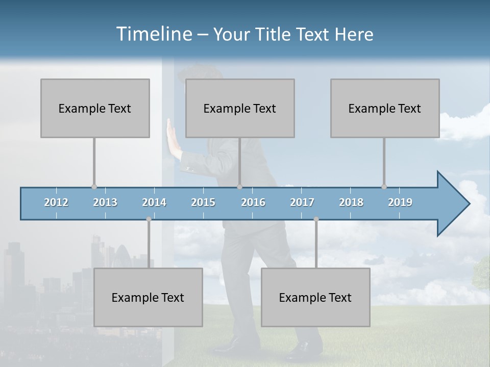 Grass Sky Environmental PowerPoint Template