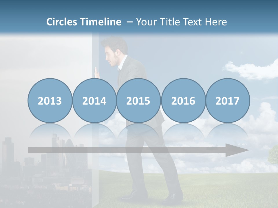 Grass Sky Environmental PowerPoint Template