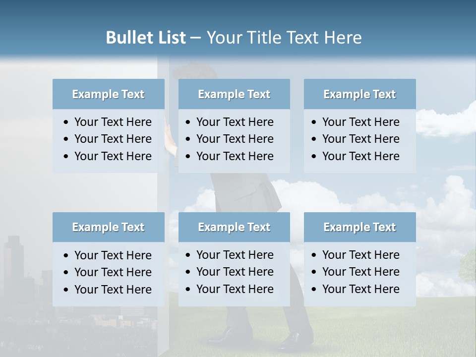 Grass Sky Environmental PowerPoint Template