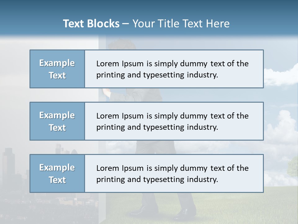 Grass Sky Environmental PowerPoint Template