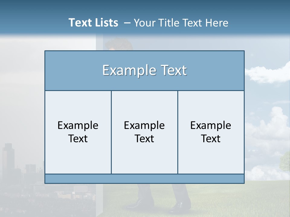Grass Sky Environmental PowerPoint Template