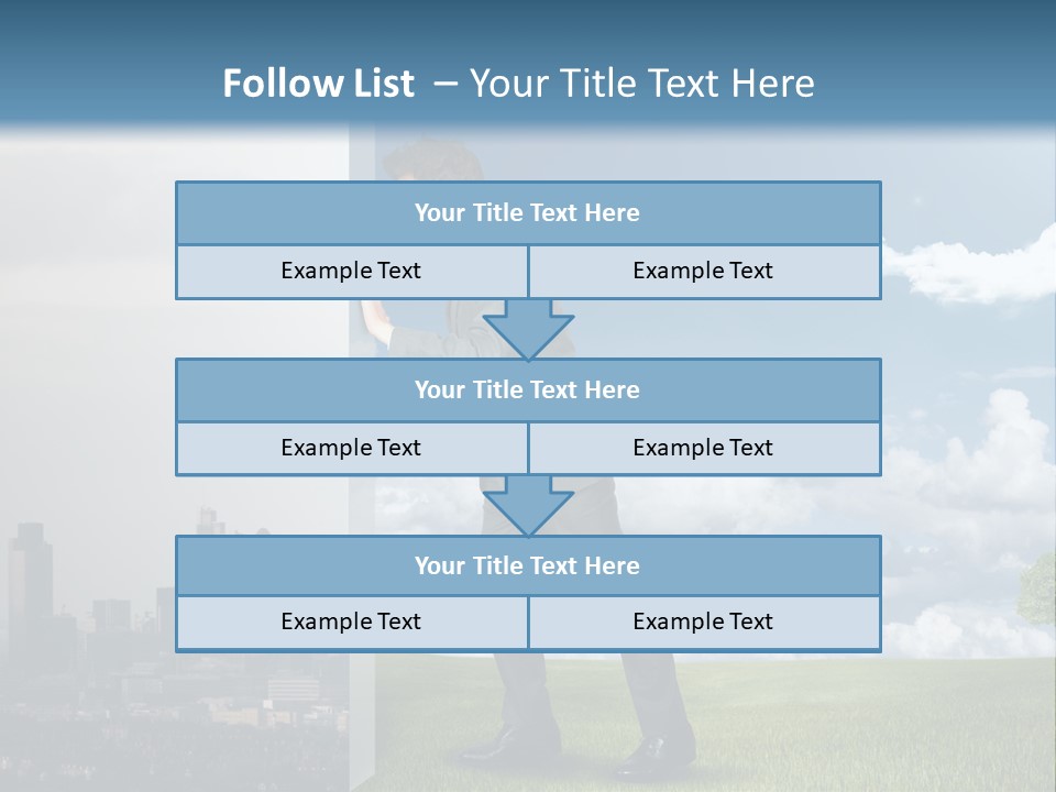 Grass Sky Environmental PowerPoint Template