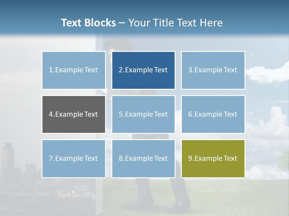 Grass Sky Environmental PowerPoint Template